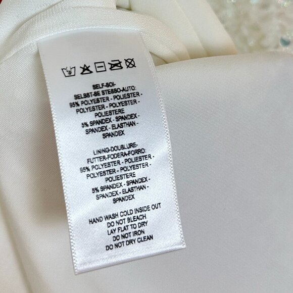 HELSI Helsi Brice Halter Sequin Column Maxi Dress in White Size Medium - Picture 11 of 16